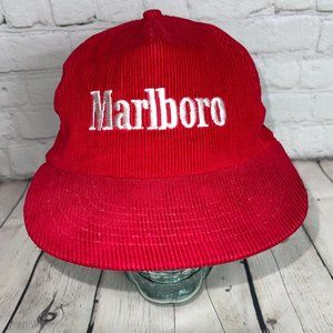 VINTAGE RARE MARLBORO CORDEROY SNAPBACK HAT